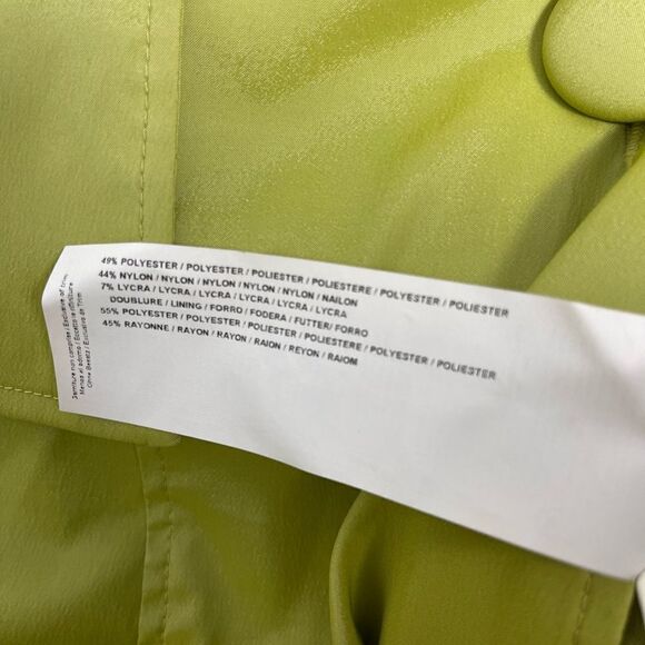 Joseph Ribkoff Limey Trenchy Ruffle Neck Coat - Picture 5 of 5